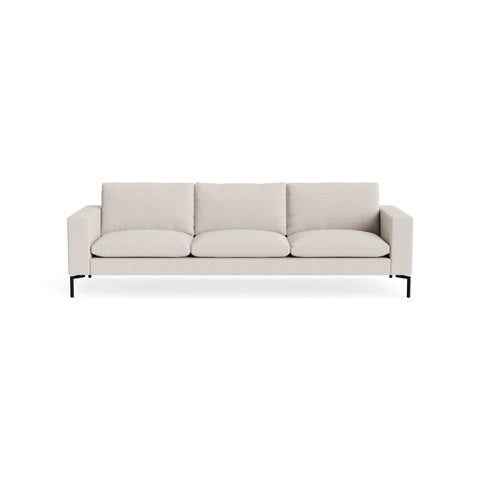 New Standard 104" Sofa by Blu Dot in Vos Bone with Black legs, upholstery detail
