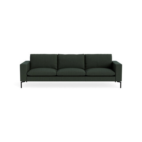 New Standard 104" Sofa by Blu Dot in Vos Evergreen with Black legs, upholstery detail