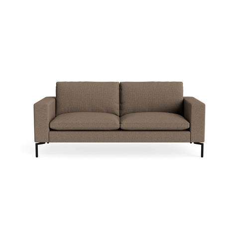New Standard 78" Sofa by Blu Dot in Kvadrat Autumn Cardamom with Black legs, upholstery detail
