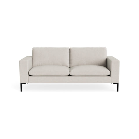New Standard 78" Sofa by Blu Dot in Slyvan Bone with Black legs, upholstery detail