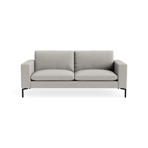 New Standard 78" Sofa by Blu Dot in Maharam Mode In Clavicle with Black legs, upholstery detail