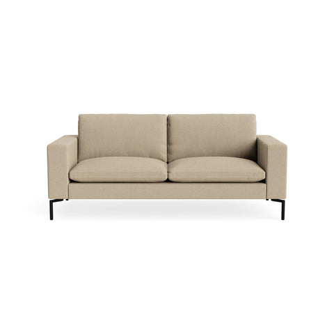 New Standard 78" Sofa by Blu Dot in Kelso Camel with Black legs, upholstery detail