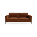 New Standard 78" Sofa by Blu Dot in Copper Velvet with Black legs, upholstery detail