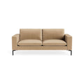 New Standard 78" Sofa by Blu Dot in Camel Velvet with Black legs, upholstery detail