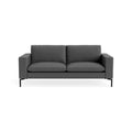 New Standard 78" Sofa by Blu Dot in Gabro Grey with Black legs, upholstery detail