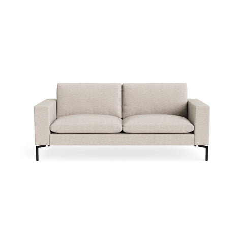 New Standard 78" Sofa by Blu Dot in Landa Stone with Black legs, upholstery detail