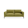 New Standard 78" Sofa by Blu Dot in Loden Green and Velvet with Black legs, upholstery detail
