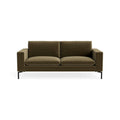 New Standard 78" Sofa by Blu Dot in Moss Velvet with Black legs, upholstery detail
