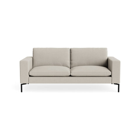 New Standard 78" Sofa by Blu Dot in Kelso Sand with Black legs, upholstery detail