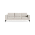 New Standard 92" Sofa by Blu Dot in Slyvan Bone with Black legs, upholstery detail