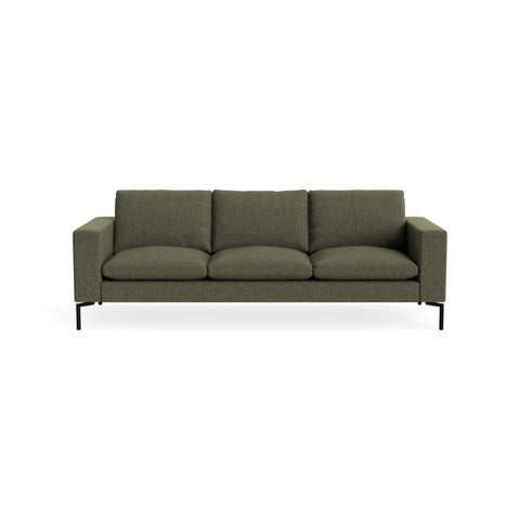 New Standard 92" Sofa by Blu Dot in Kvadrat Guest Fatigue with Black legs, upholstery detail