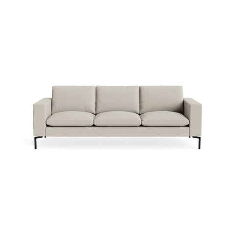 New Standard 92" Sofa by Blu Dot in Kelso Sand with Black legs, upholstery detail