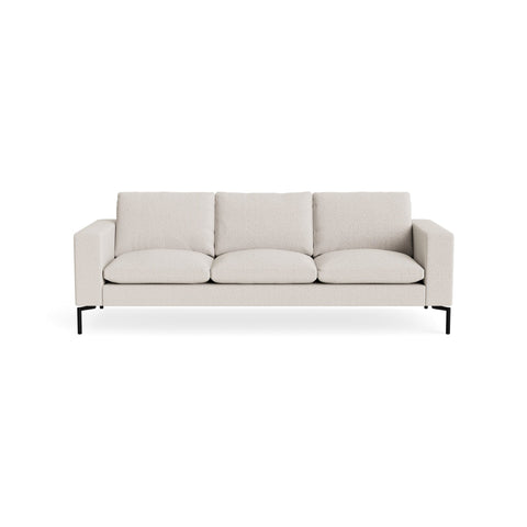 New Standard 92" Sofa by Blu Dot in Vos Bone with Black legs, upholstery detail