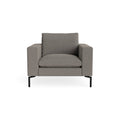 New Standard Lounge Chair by Blu Dot in Sanford Black with Black legs, upholstery detail
