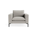 New Standard Lounge Chair by Blu Dot in Maharam Mode In Clavicle with Black legs, upholstery detail