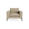 New Standard Lounge Chair by Blu Dot in Kelso Camel with Black legs, upholstery detail
