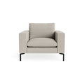 New Standard Lounge Chair by Blu Dot in Kelso Sand with Black legs, upholstery detail