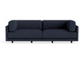 Sunday 102" Sofa by Blu Dot, three-seat with bolster cushions, in Kvadrat Autumn Navy