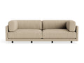 Sunday 102" Sofa by Blu Dot, three-seat with bolster cushions, in Kelso Camel