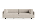 Sunday 102" Sofa by Blu Dot, three-seat with bolster cushions, in Vos Bone