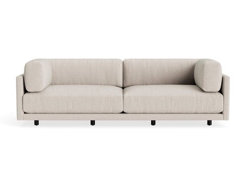 Sunday 102" Sofa by Blu Dot, three-seat with bolster cushions, in Sylvan Bone