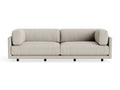 Sunday 102" Sofa by Blu Dot, three-seat with bolster cushions, in Vos Bone
