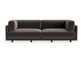Sunday 102" Sofa by Blu Dot, three-seat with bolster cushions, in Storm Velvet