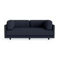 Sunday 82" Sofa by Blu Dot in Kvadrat Autumn Navy, three-seat with bolster cushions