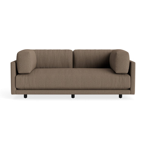 Sunday 82" Sofa by Blu Dot in Kvadrat Autumn Cardamom, three-seat with bolster cushions