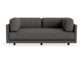 Sunday 82" Sofa by Blu Dot in Sanford Black, three-seat with bolster cushions
