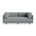 Sunday 82" Sofa by Blu Dot in Agnew Grey, three-seat with bolster cushions