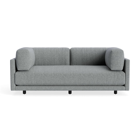Sunday 82" Sofa by Blu Dot in Agnew Grey, three-seat with bolster cushions