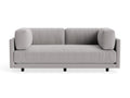 Sunday 82" Sofa by Blu Dot in Agnew Grey, three-seat with bolster cushions