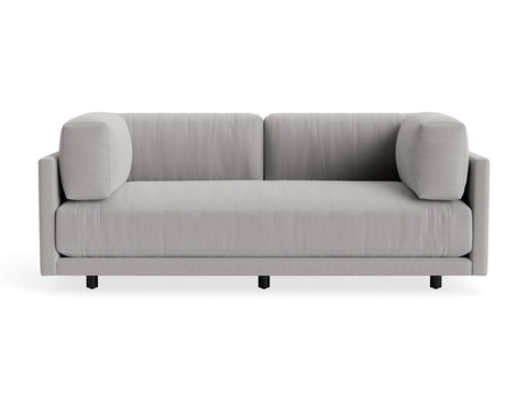 Sunday 82" Sofa by Blu Dot in Agnew Grey, three-seat with bolster cushions