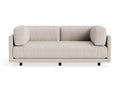 Sunday 82" Sofa by Blu Dot in Sanford Linen, three-seat with bolster cushions