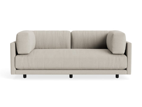 Sunday 82" Sofa by Blu Dot in Slyvan Bone, three-seat with bolster cushions