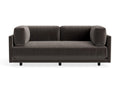 Sunday 82" Sofa by Blu Dot in Loden Green Velvet, three-seat with bolster cushions