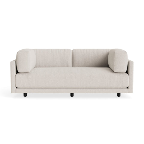 Sunday 82" Sofa by Blu Dot in Vos Bone, three-seat with bolster cushions
