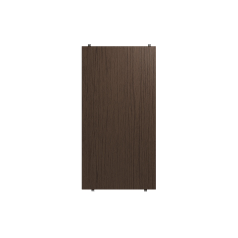String Furniture 3-pack shelves in dark oak, Scandinavian shelving system