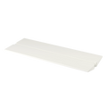 String Furniture Pira Shelf in white, 35.4 inch sheet steel shelf, white background packshot