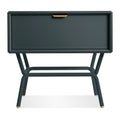 Dang 1 Drawer Nightstand by Blu Dot in navy green