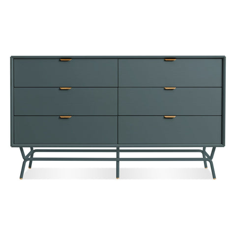 Dang 6 Drawer Dresser by Blu Dot in marine blue