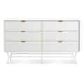 Dang 6 Drawer Dresser by Blu Dot in white