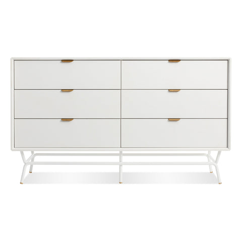 Dang 6 Drawer Dresser by Blu Dot in white