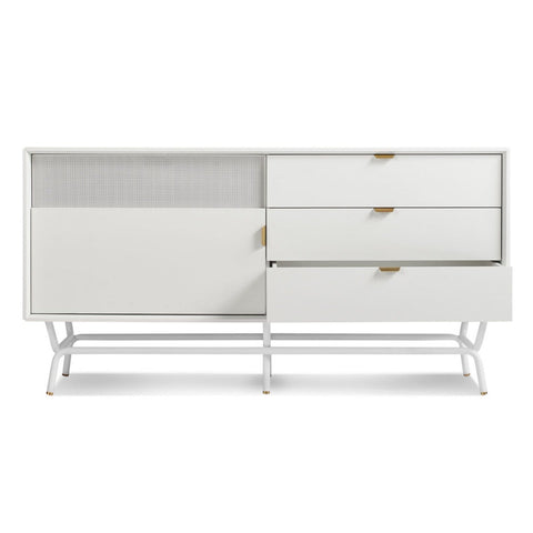 Dang 1 Door / 3 Drawer Console by Blu Dot in white