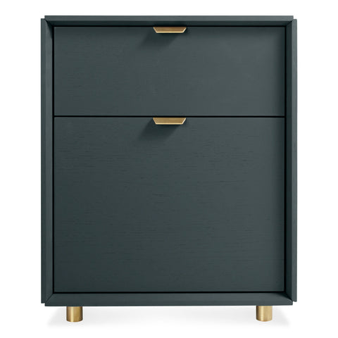 Dang File Pedestal by Blu Dot in navy green