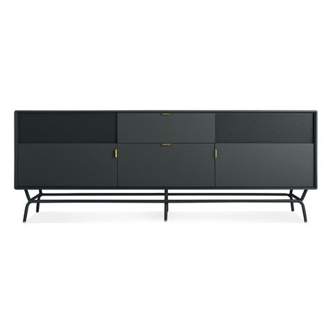 Dang 2 Door / 2 Drawer Console by Blu Dot in navy green