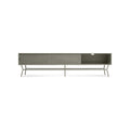 Dang Long and Low by Blu Dot in Risk Averse Grey, shown open