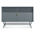 dang media cabinet by Blu Dot in marine blue