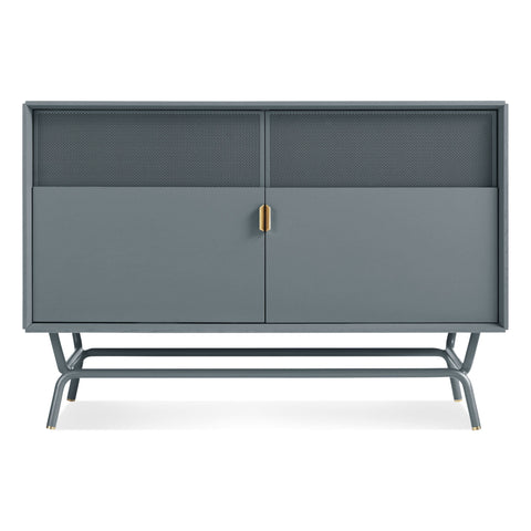 dang media cabinet by Blu Dot in marine blue